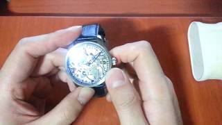 TISSOT TCOMPLICATION SQUELETTE WATCH 티쏘 스켈레톤 시계 T0704051641100 [upl. by Saiasi]