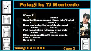 PALAGI  TJ MONTERDE LYRICS amp CHORDS [upl. by Resa482]