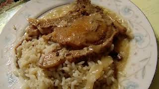 How To Make Cream Of Mushroom Baked Pork Chops [upl. by Annabelle142]