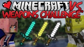 Weapons Challenge  Minecraft VS Ep 6 [upl. by Frodin]