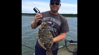 Flounder Fishing in Chincoteague Viriginia [upl. by Ardnac70]