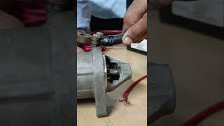 Starter Motor Solenoid Testing shorts automobile [upl. by Lazarus]