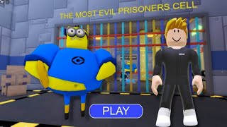 MINION BARRYS PRISON RUN Obby [upl. by Leavy659]