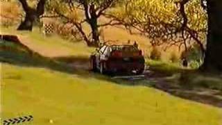 Audi quattro rally car crashing at Barbon Hill Climb [upl. by Ivgnout276]