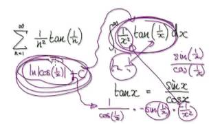 Video 2660  Convergence test for series  arctan1nn2  Practice 22 [upl. by Noreik825]