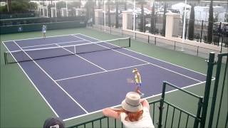 SVITOLINA vs BENCIC practice ZANEVSKA warmup [upl. by Nalim588]