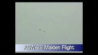 ASW28 25M Scale Glider  Maiden Flight [upl. by Theobald]