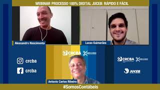 1º Webinar Juceb Processo 100 Digital JUCEB Rápido e Fácil [upl. by Seafowl]