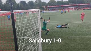 hemel Hempstead town v Salisbury fc [upl. by Aihsitan]