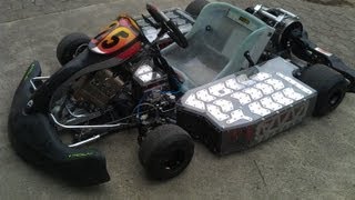 Electric Go Kart goes wild 128HP [upl. by Aicilif1]