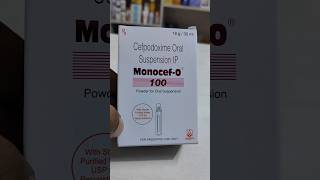 Monocef O 100 syrup के Use  Cefpodoxime Oral suspension uses [upl. by Atinele]