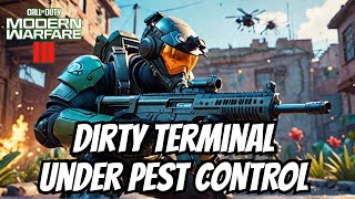 Dirty Terminal Under Pest Control gameplay p90 ram9 terminal mosquito tdm mw3 [upl. by Llenal911]