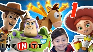 Toy Story en el Espacio  Woody y Buzz Lightyear Disney Infinity  Juegos para niños [upl. by Hayward]