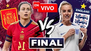 🔴 España 1 vs Inglaterra 0  Final Mundial Femenino [upl. by Uahsoj]