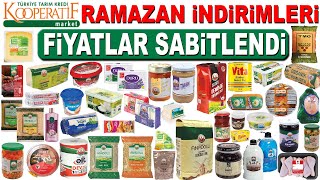 TARIM KREDİ MARKET RAMAZAN İNDİRİMLERİ  KOOPERATİF MARKET FİYATLARI SABİTLEDİ TARIM KREDİ KAMPANYA [upl. by Brittni730]