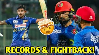 RECORDS amp FIGHTBACK  WHAT A MATCH  AFG vs SL 1st ODI  Nissanka Double Century Cricket News [upl. by Aehsa33]