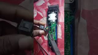 Hair trimmer repair kemei trimmer switch replacement  Short video [upl. by Adlanor829]