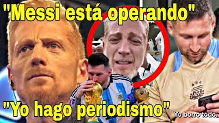 Martin Liberman responde a Messi sobre periodismo anti selección Argentina 🚨‼️ [upl. by Mcnally]