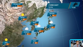 Rain returns to Okinawa and SW Japan next week [upl. by Linneman734]