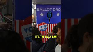 Ballot Box has a poll party on the NYC subway vote election comedy [upl. by Antoine457]