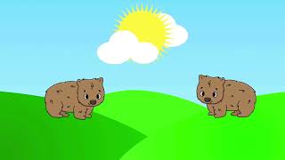 Wombat Waddle  Song for Kids [upl. by Edurtreg235]