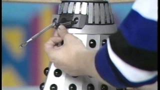 Doctor Who  Blue Peter  Stuart Evans model Daleks [upl. by Ahsrats]