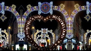 Lumières de Noël  Marché de Noël de Montbéliard 2018 [upl. by Ettesel]