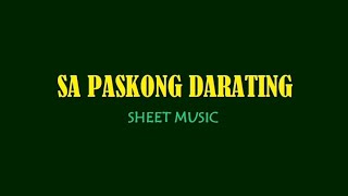 SA PASKONG DARATING by Freddie Aguilar  Sheet Music by Eben [upl. by Akym]