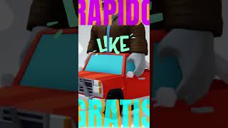 Rapido gratis carro rojo en roblox [upl. by Jeannette]