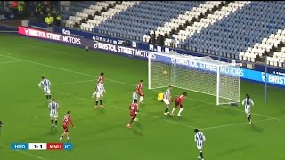 V O M Aigbomian Goal  Huddersfield Town Vs Manchester United U21s  EFL Trophy  12112024 [upl. by Ayoral438]