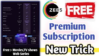 zee5 free me kaise dekhe New Trick  zee5 subscription free code  zee5 subscription free  Zee5 App [upl. by Fidellas43]