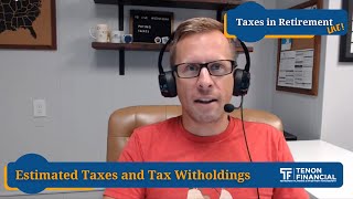 Estimated Taxes Tax Withholdings and Underpayment Penalties Facebook Live September 8 2021 [upl. by Bibbye220]