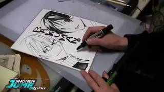 Famous mangaka draw Tite KuboMasashi KishimotoTakeshi ObataEiichiro Oda [upl. by Yentrok]