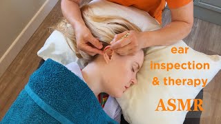 ASMR Ear TherapyAcupressure PointerRollerClose Up asmrbeauty Unintentional ASMR Real Person [upl. by Olenolin]