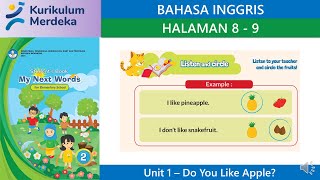 Kurikulum Merdeka Kelas 2 B Inggris   Halaman 8  9 [upl. by Arymat]