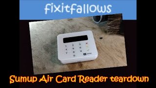 SumUp Air contactless card reader teardown not Square Zettle Apple Pay Google Pay Worldpay [upl. by Ammadas]