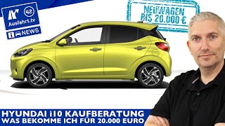 Neuwagen bis 20000 Euro 2024 Hyundai i10  Ausfahrt TV News [upl. by Polash]