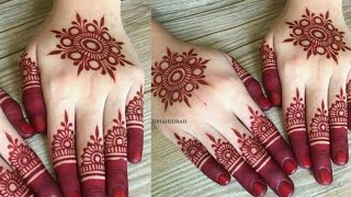 Very Easy Gol Tikki Mehndi Design For BeginnersSimple Gol Tikki Mehndi DesignMehendi Designs [upl. by Waine973]