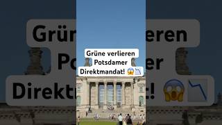 Grüne verlieren Potsdamer Direktmandat 😱📉 [upl. by Yren]