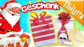 Geschenkidee DIY Geschenktüten selber machen Weihnachtsgeschenk Advent 200 [upl. by Sibyls]