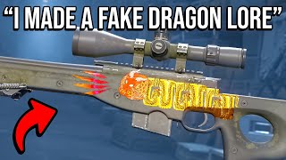 quoti just made a fake awp dragon lorequot [upl. by Syla]