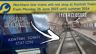 Kentish Town Station Closes for a Year Escalator Replacements  Ticket Hall Improvements [upl. by Eilak732]