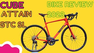 TOP CUBE ATTAIN GTC SL BIKE REVIEW 2023 BIKERADAR [upl. by Hoffert624]