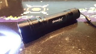 Review of the Skywolfeye TLY6501 LED Torch sold as 8000 Lumens [upl. by Garihc]