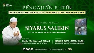 KAJIAN KITAB SIYARUSSALIKUN  GURU MUHAMMAD RIJANI  7 NOVEMBER 2024 [upl. by Marsden381]