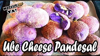 UBE CHEESE PANDESAL  Quick amp Easy Recipe [upl. by Nuahsar]