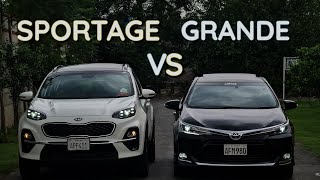 Grande vs Sportage  Comparison Review  Pakistan  4K toyota toyotacorolla kia kiasportage [upl. by Stonwin305]