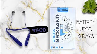 UNDER ₹ 400 good quality neckband  aroma nb119 dream  unboxing amp full review [upl. by Alistair]