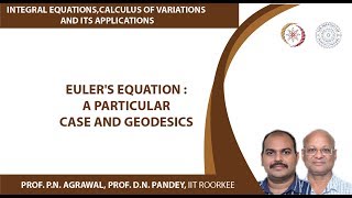 Eulers equation  A particular case and Geodesics [upl. by Arikat]