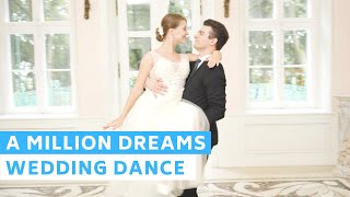 A Million Dreams  Pink  Romantic First Dance Choreography with lifts  Wedding Dance ONLINE [upl. by Lenrow477]